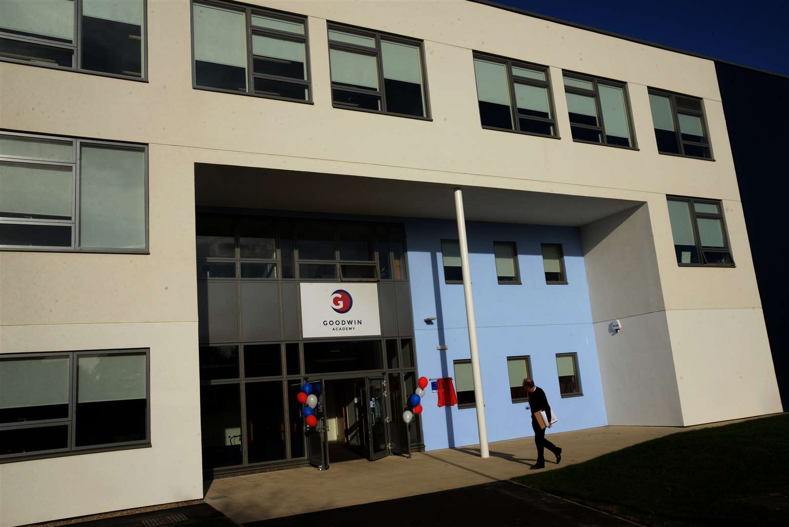 The new Goodwin Academy in Hamilton Road, Deal on Friday. Picture: Chris Davey,.. FM4951134. (1225131)