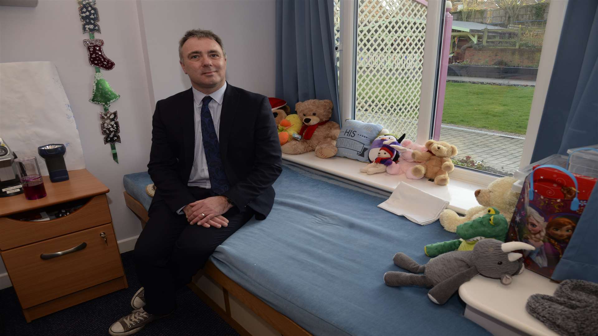 Demelza chief executive Ryan Campbell at the Sittingbourne hospice
