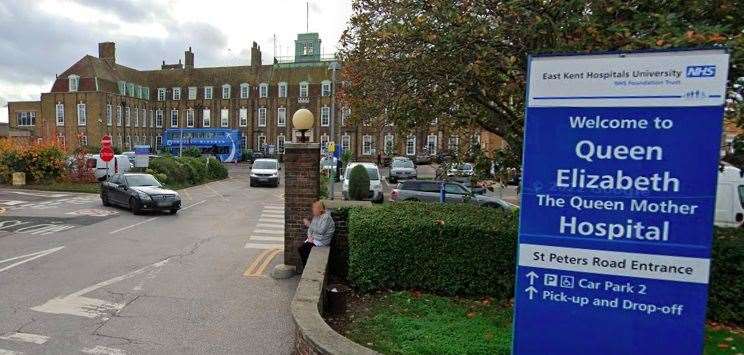 The Queen Elizabeth The Queen Mother Hospital in Margate. Picture: Google