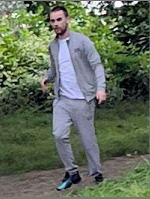 Kent Police have released this image of a person they would like to speak to following an attack in Mote Park, Maidstone, in July Picture: Kent Police
