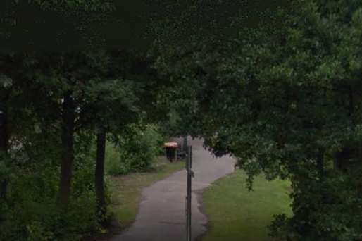 The incident is reported to have taken place on a footpath near the River Stour. Picture: Google Street View