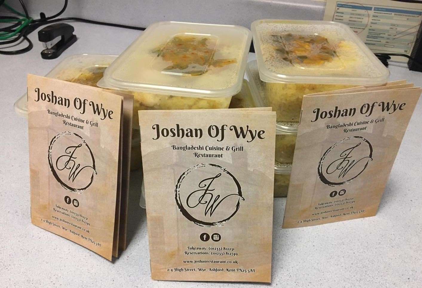 Joshan of Wye Indian restaurant in Wye near Ashford has supported the NHS and provided takeaways in lockdown
