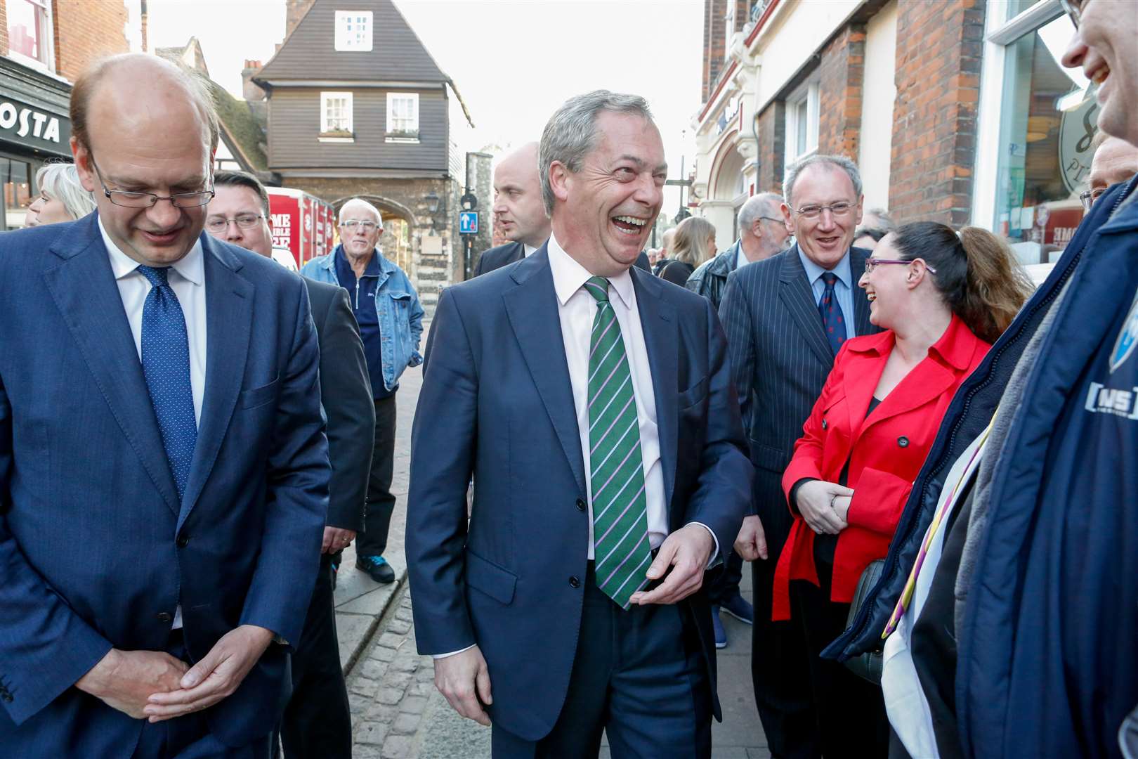 Mark Reckless and Nigel Farage in Rochester
