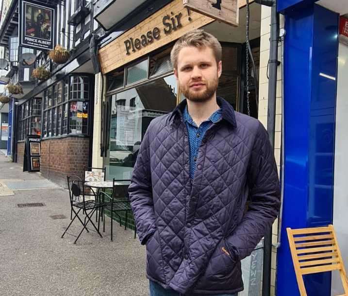Reporter Jack Dyson stood outside Kent's best-rated restaurant on Tripadvisor