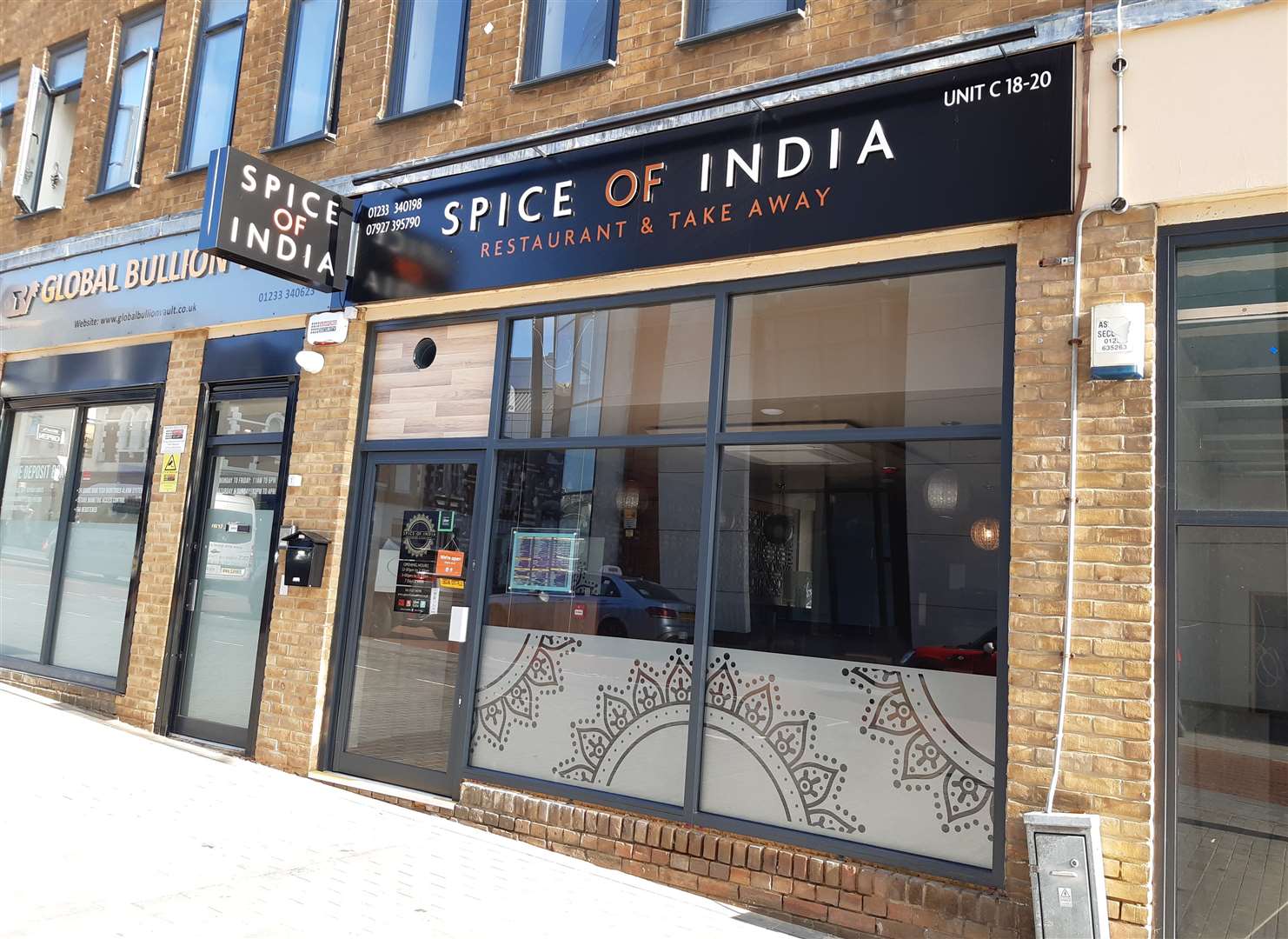 The Spice of India has opened underneath Trafalgar House at the bottom of Bank Street