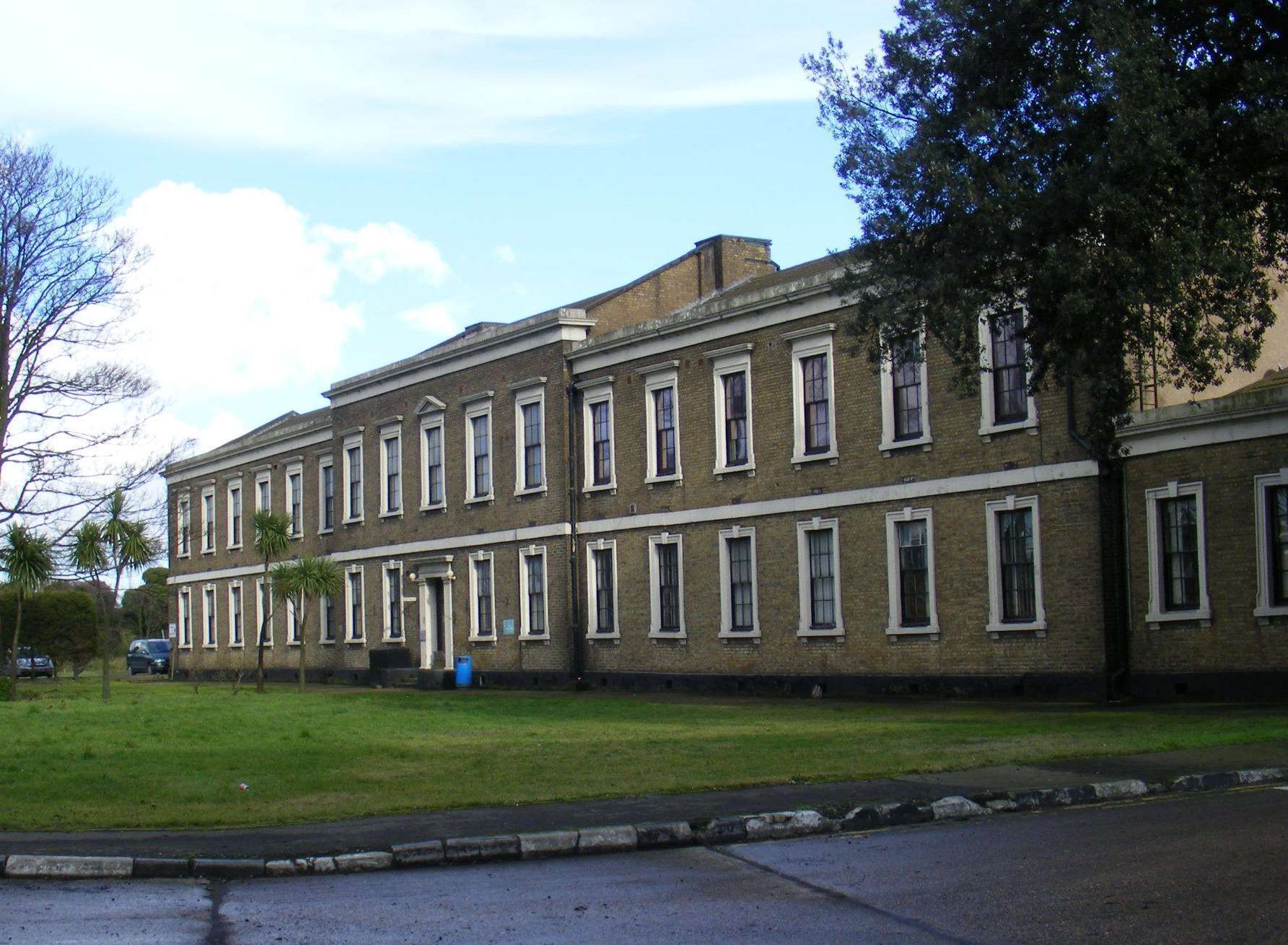 The historic former Sheerness military hospital