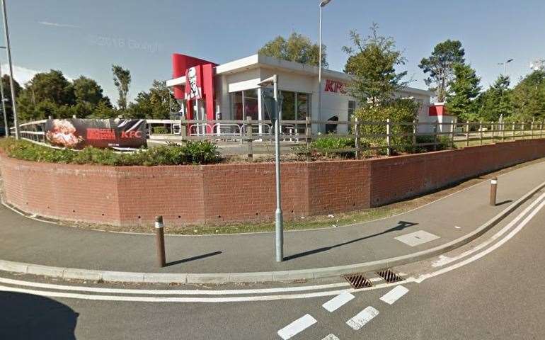 The KFC restaurant in Dover. Picture: Google Street View (12733494)