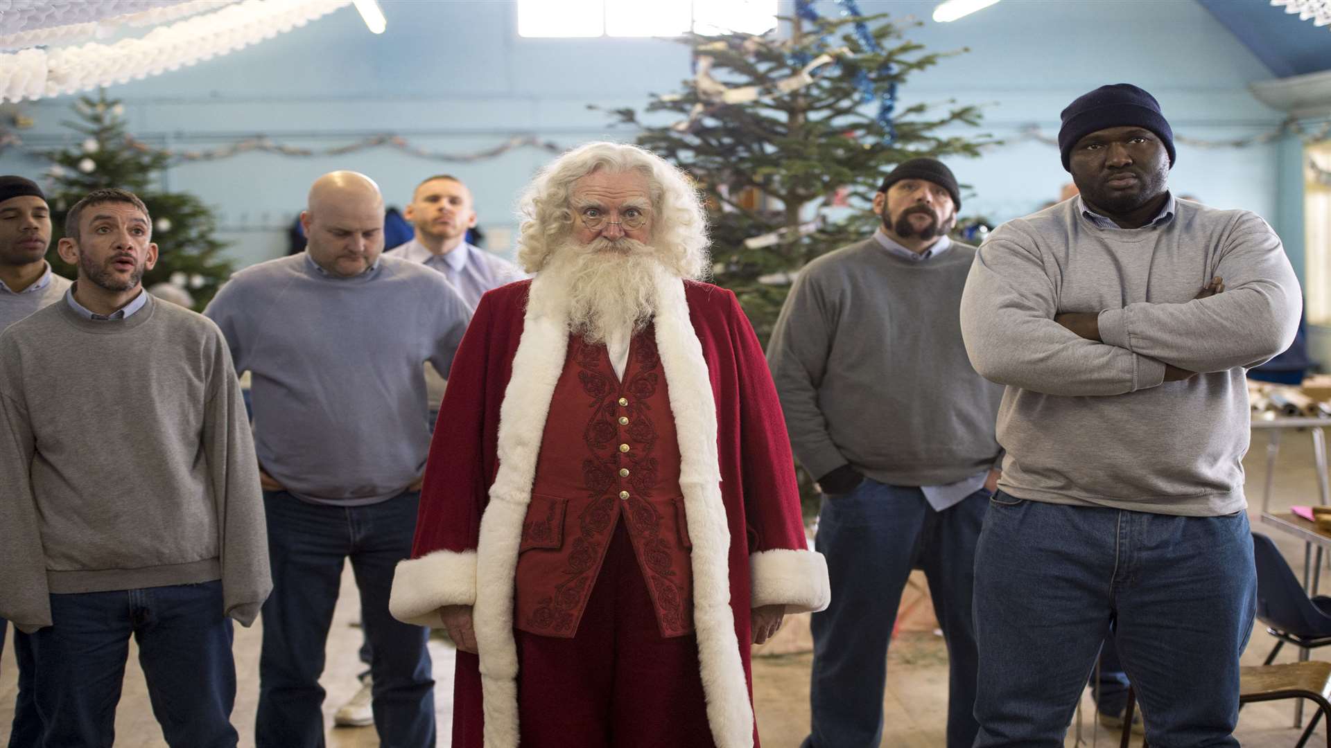Get Santa, with Jim Broadbent. Picture: PA Photo/Handout/Warner Brothers/Steffan Hill