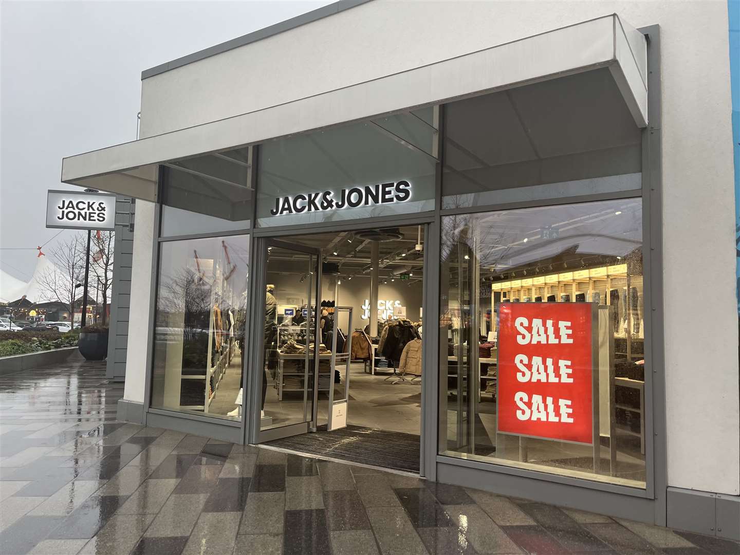Jack and Jones has just opened at Ashford Designer Outlet