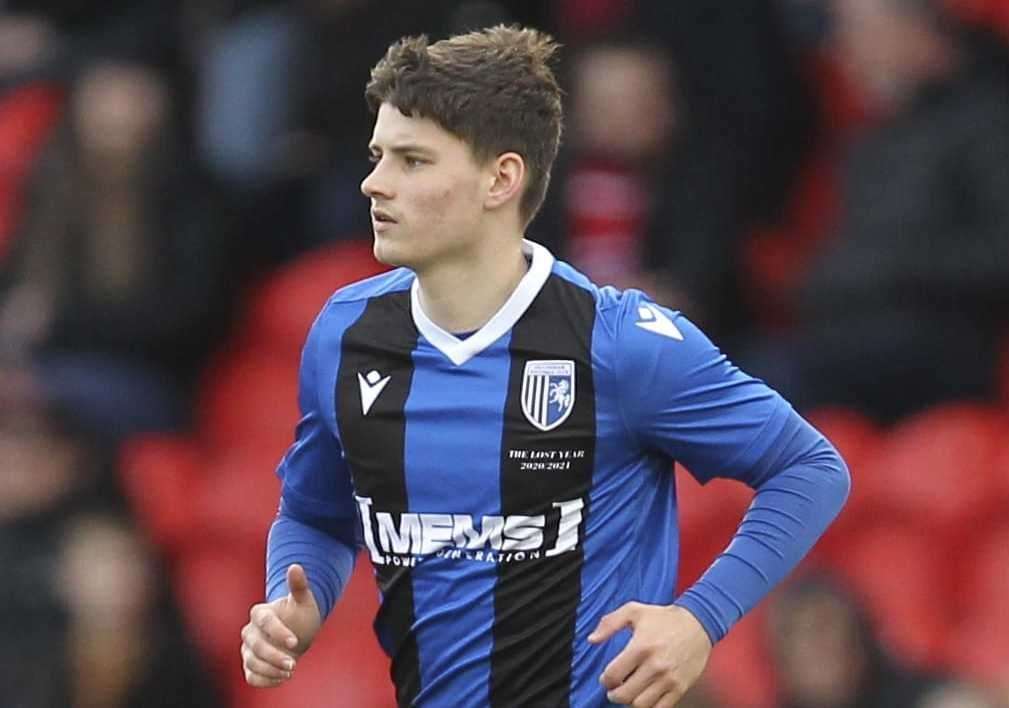 Josh Chambers made his debut for Gillingham against Doncaster Rovers last season
