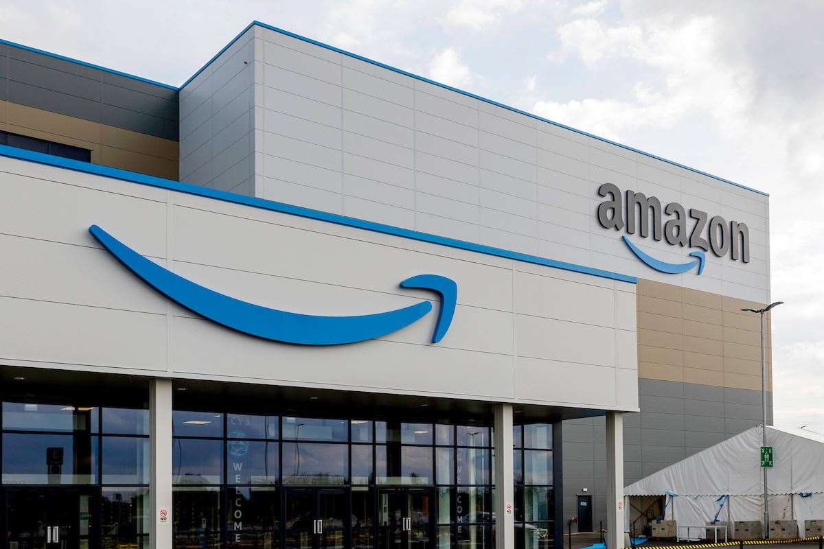 Amazon's distribution centre in Dartford
