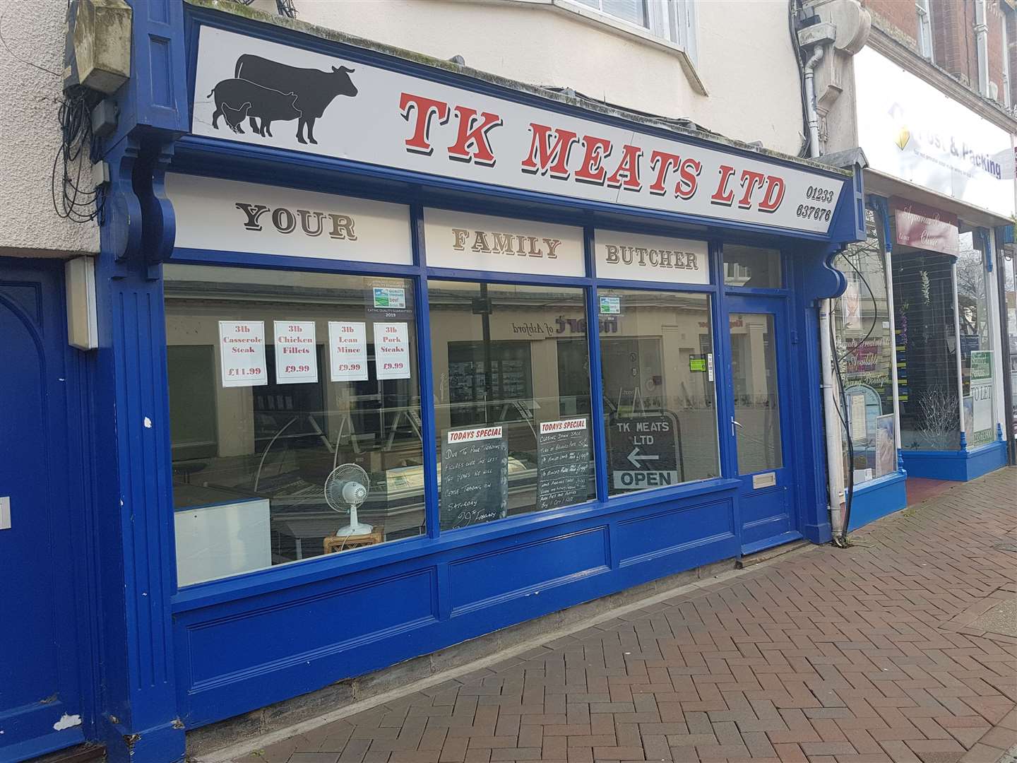 TK Meats in Ashford, run by Tony Killingbeck, closed in November 2020