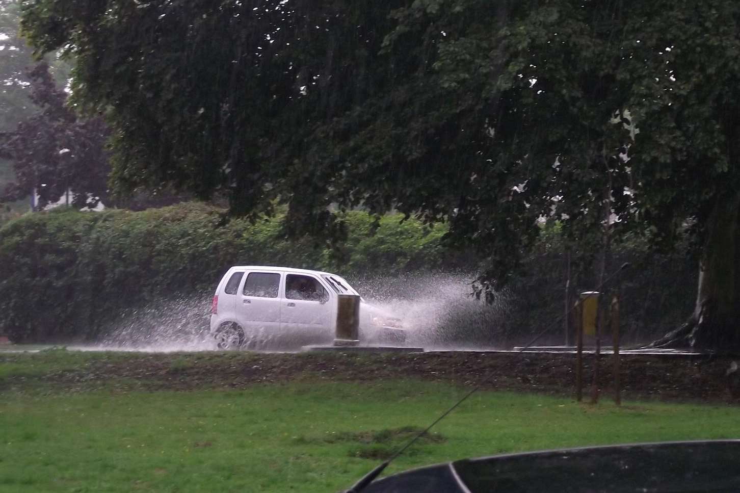 Flooding in Bell Road, Sittingbourne