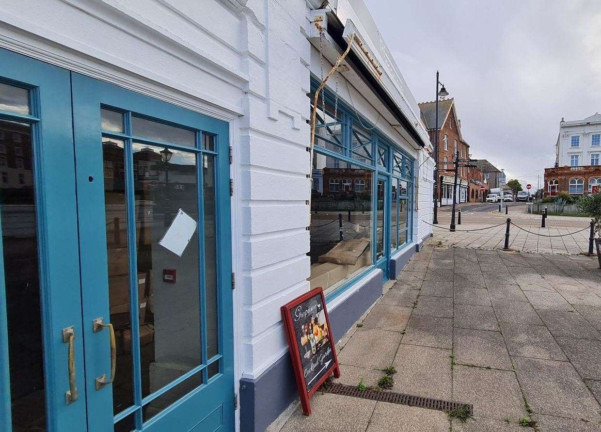 Mr Dari expects the new restaurant on Herne Bay's seafront to be open in time for the summer. Picture: Gerry Warren