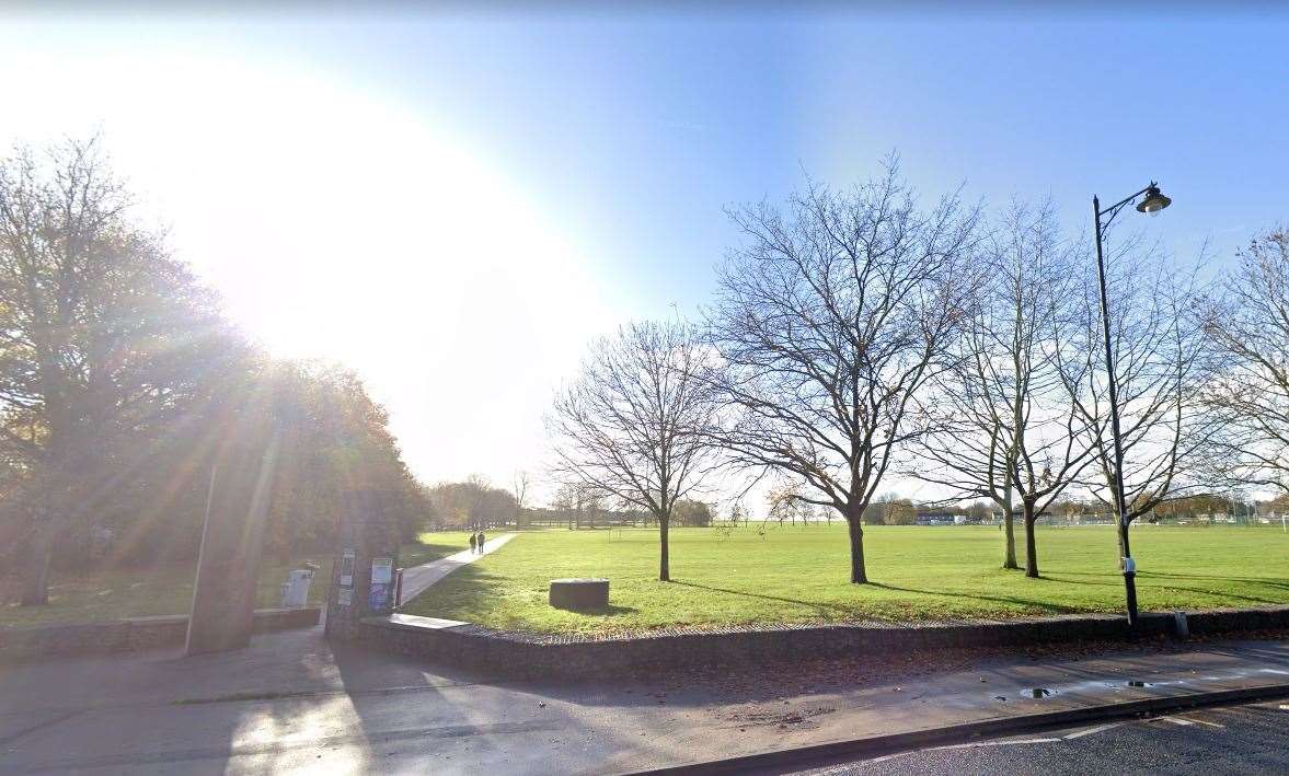 The Great Lines in Gillingham where the victim reported being followed. Picture: Google Street View