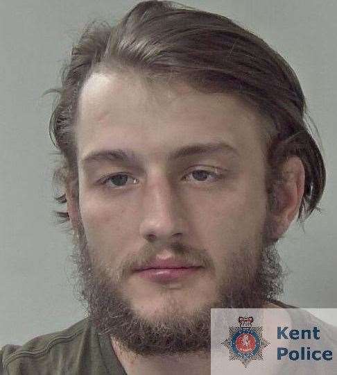 Isaac Chapman has been locked up. Picture: Kent Police