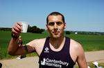 The first local runner home was 37-year-old postman Mark Baker from Bekesbourne who ran for Canterbury Harriers in a time of 1.26.14