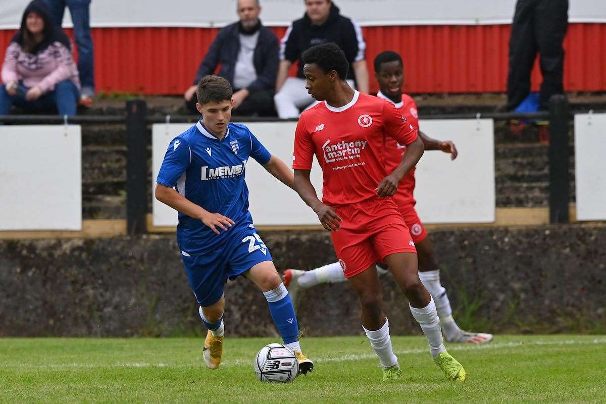 Gillingham involved several youth players at Welling United Picture: Keith Gillard