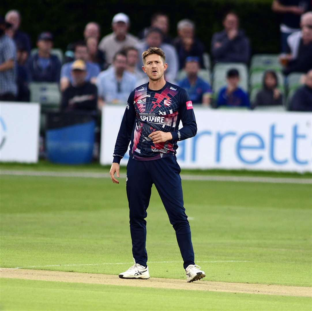 Cricketer Joe Denly has backed a fundraiser for his friend, Darren Bovis. Picture: Barry Goodwin