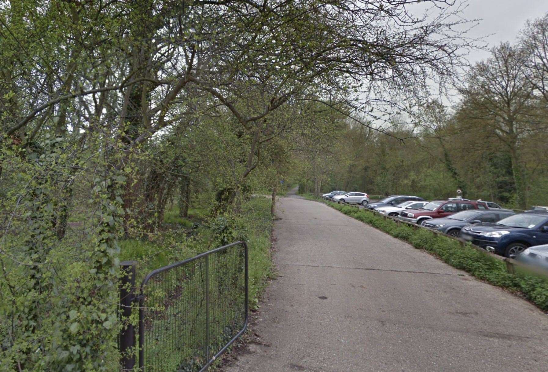 Officers were called to the park near Tent Peg Lane. Picture: Google