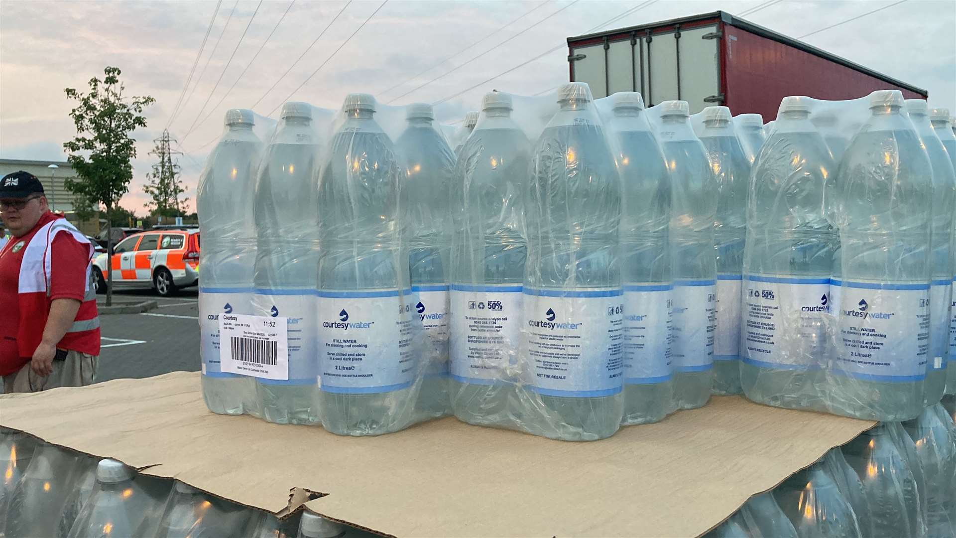 Residents had to rely on bottled water to drink