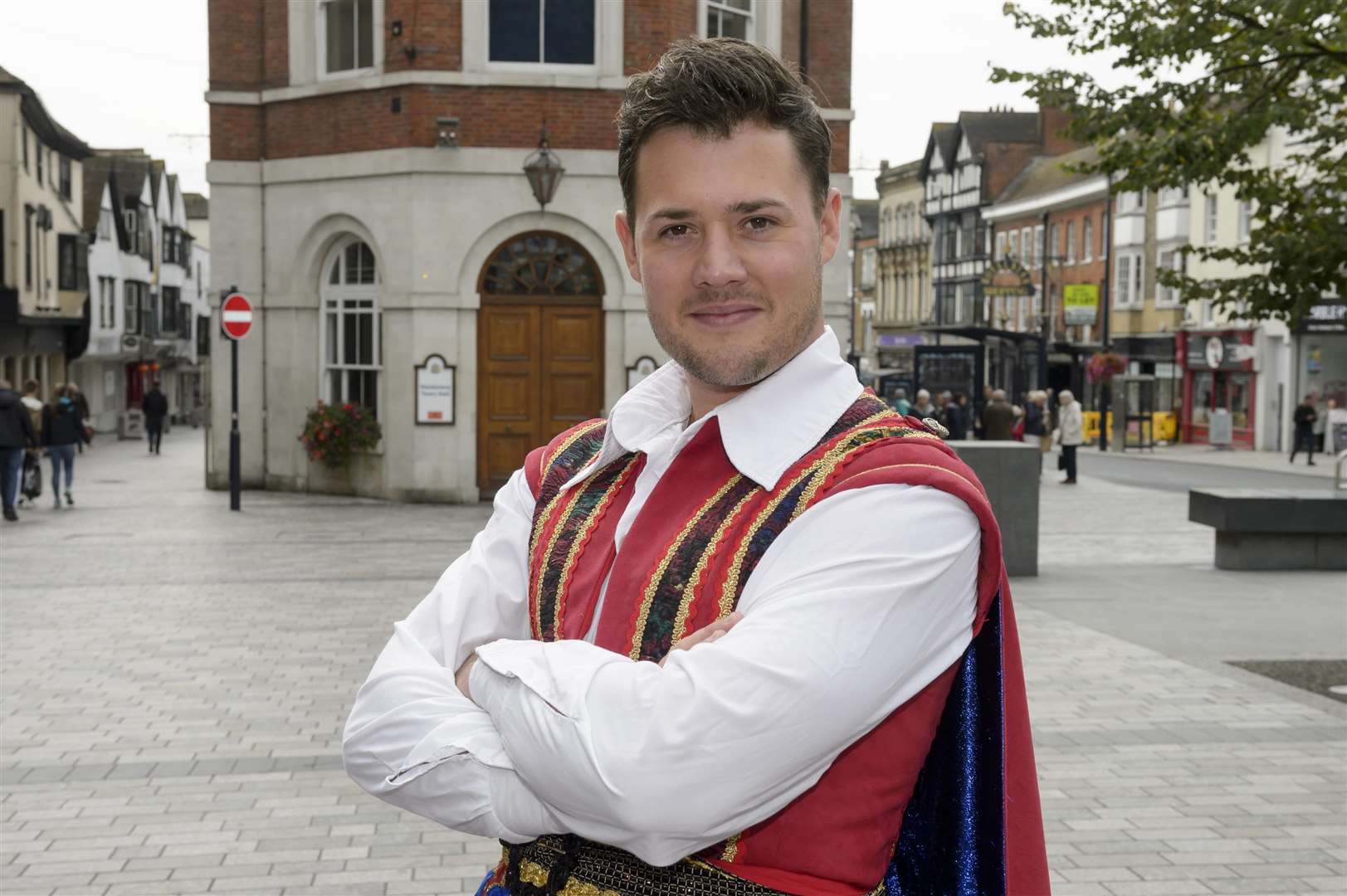 Ben James-Ellis as The Prince in Snow White and the Seven Dwarfs at The Friars, Aylesford. Picture: Andy Payton (3876046)