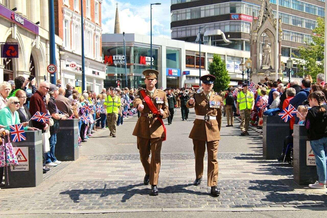 Maidstone's Civic Parade has traditionally taken place in the town centre every May