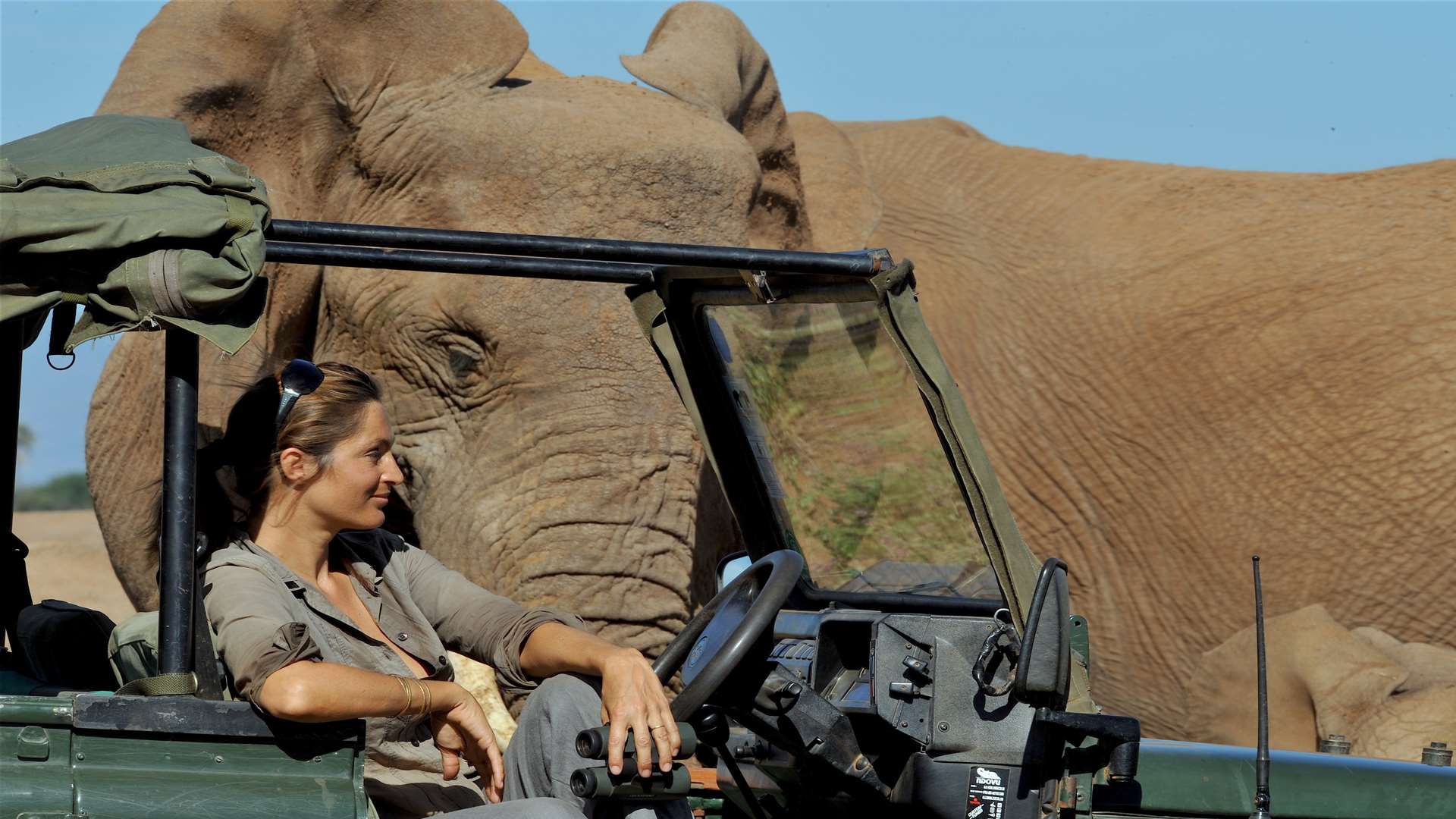 Saba Douglas-Hamilton has been around elephants all her life. Picture: Sam Gracey