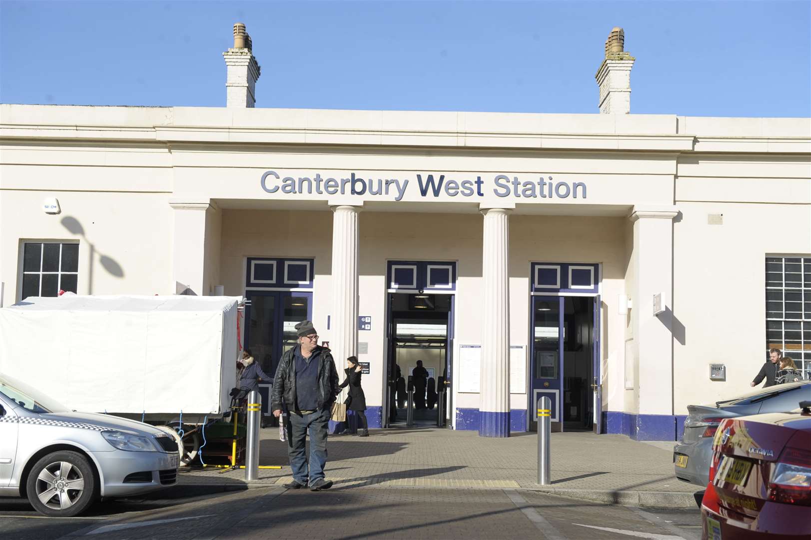 Canterbury West Station was also the scene of one of Sweetland's sex attacks