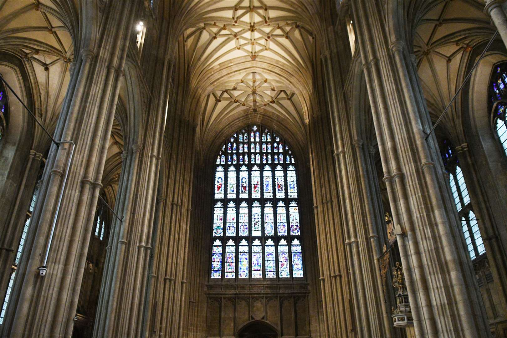 The nave is now fully viewable for the first time in six years. Picture: Barry Goodwin