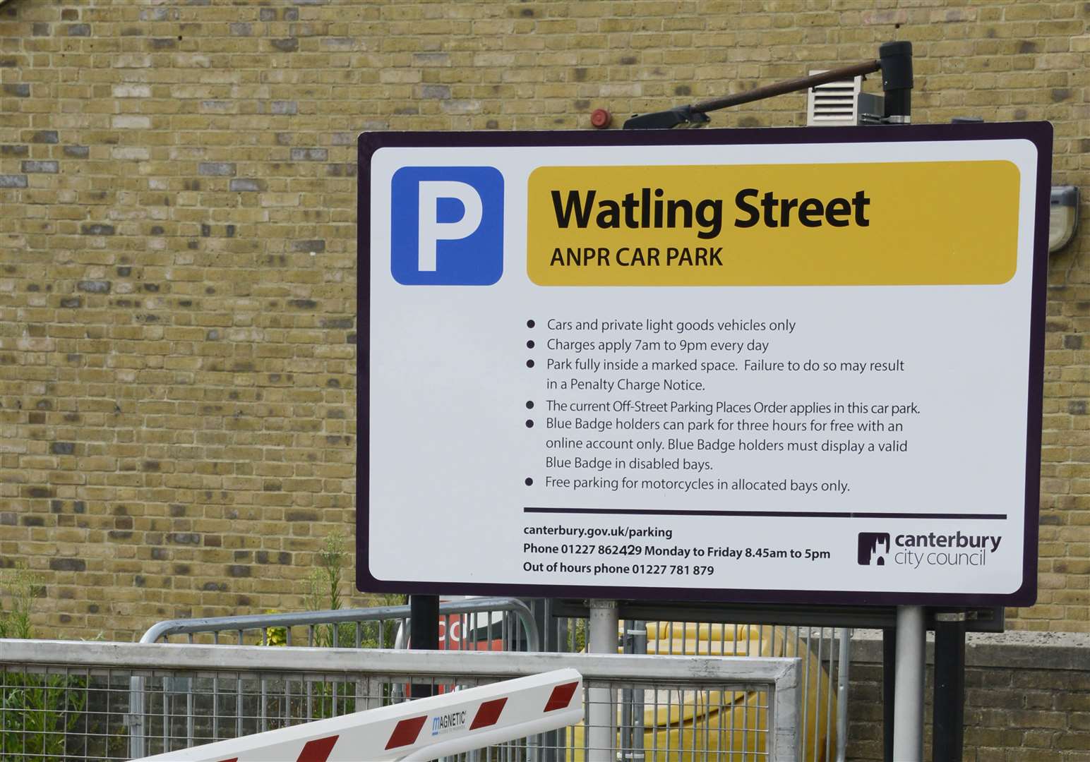 Fees at Watling Street will rise by 70p an hour