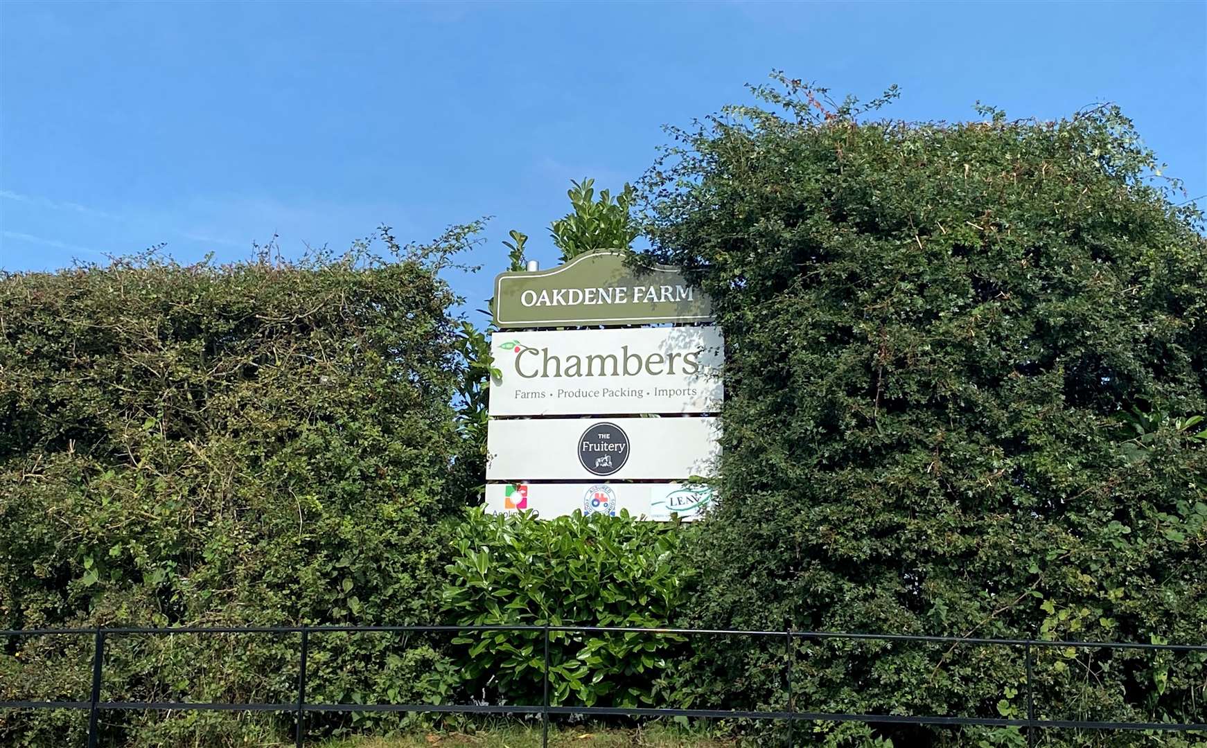 WB Chambers headquarters in Oakdene Farm, Langley, near Maidstone