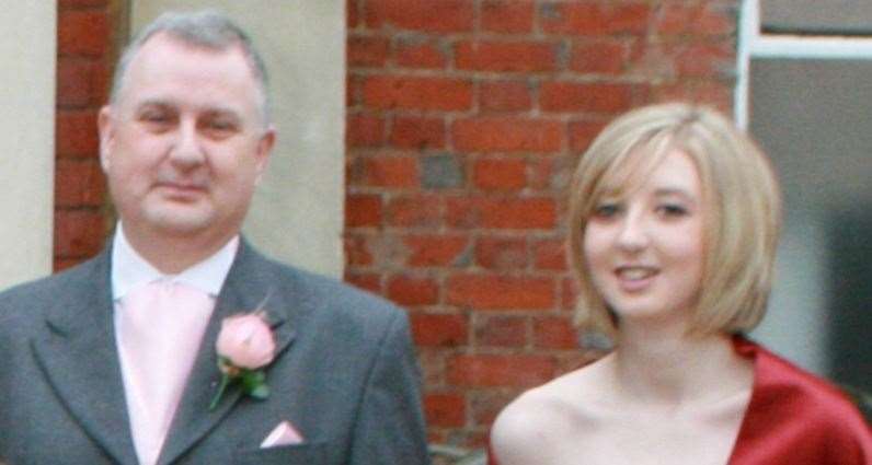 Trevor Gardiner with daughter Cheryl