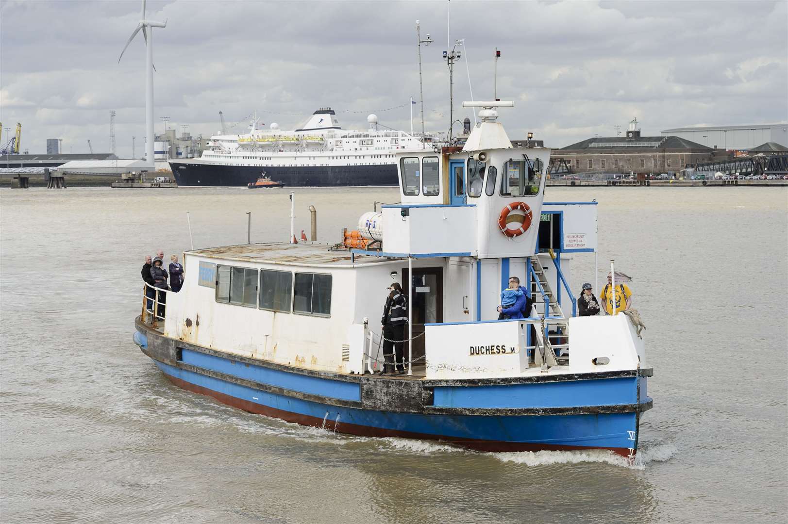 The Tilbury Ferry uses the pier to take people to and from Essex. Picture: Andy Payton