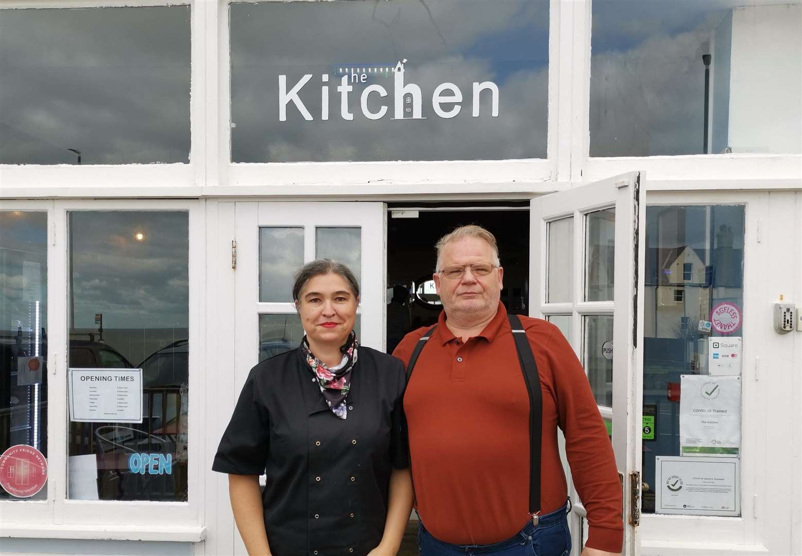 Ann Newstead and Alexander Roarke run The Kitchen, a community cafe which is part of the Thanet Iceberg Project.