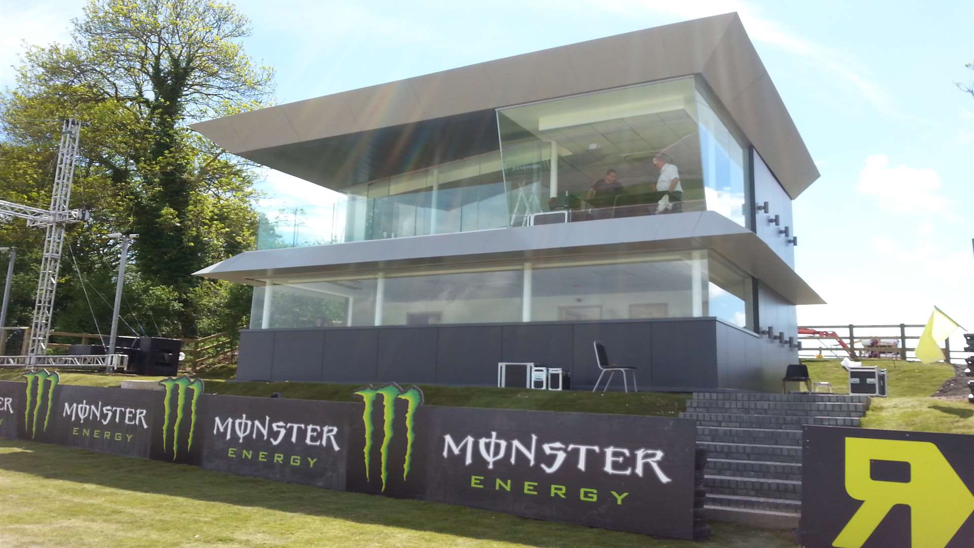 Lydden's new control tower catches the eye