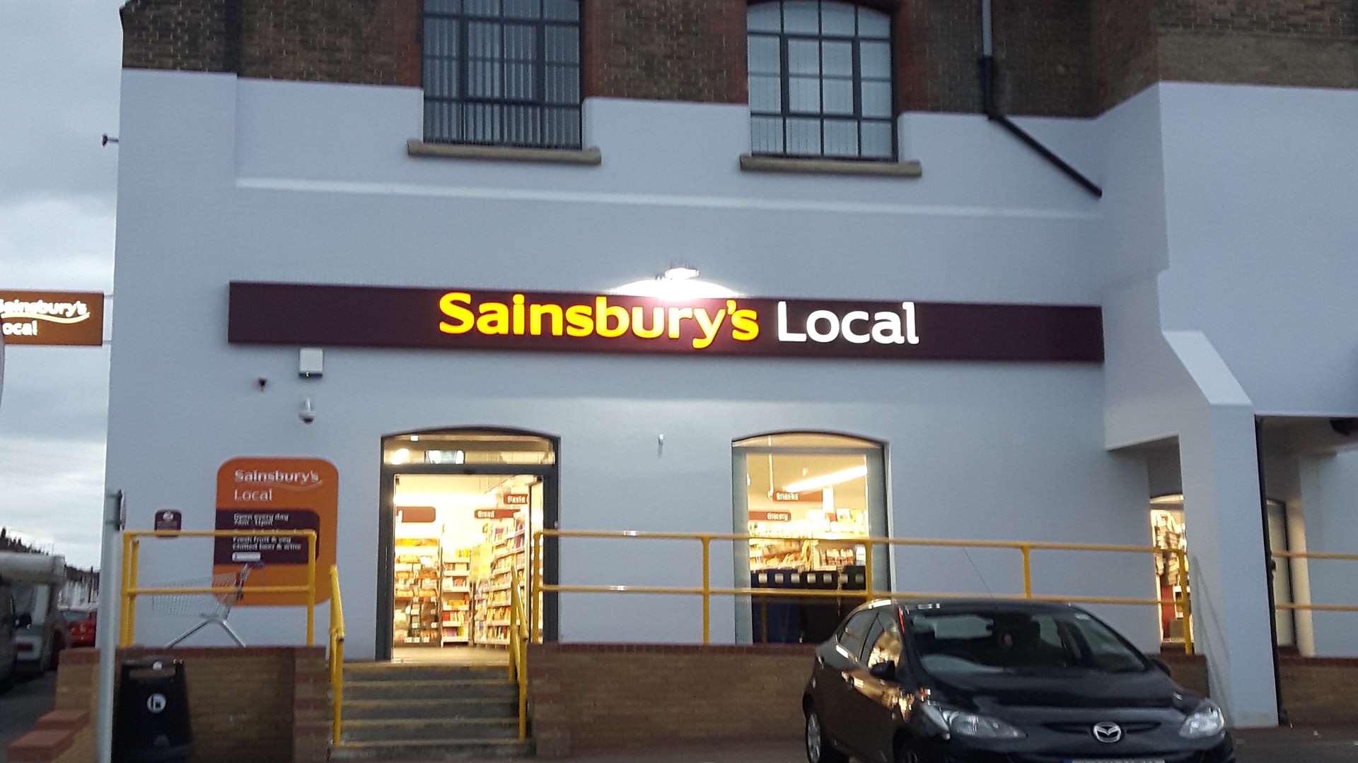 The Sainsbury's in Gillingham Road